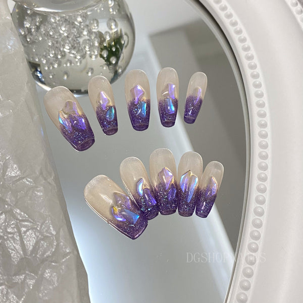 1527-Purple Diamond Middle T